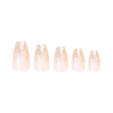 Nail HQ Coffin Moonlight Ombre Nails 24 pieces, imported from the UK