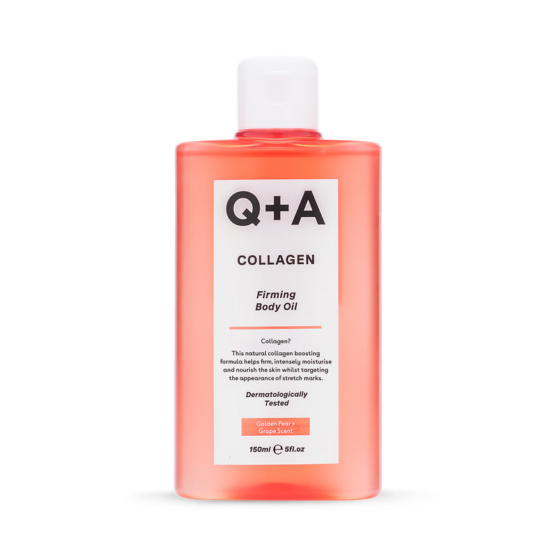 Q+A Collagen Body Oil 150ml moisturising oil (British brand)