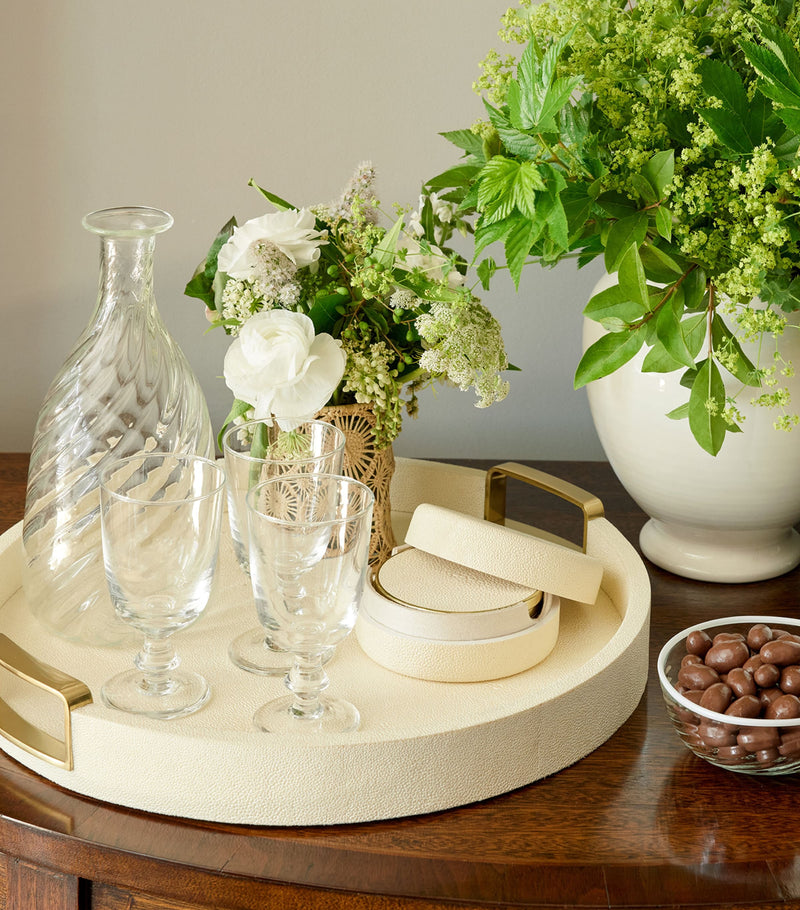 Aerin shagreen coasters set of 4 - British product