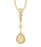 Boucheron Serpent Bohème yellow gold diamond necklace (British brand)