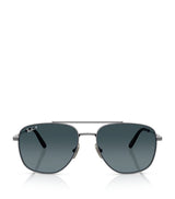 Harrods Ray-Ban William Titanium Square Sunglasses- Buy online at McGrocer