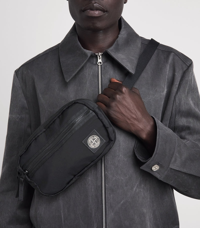 Stone Island Logo Patch Belt Bag, UK version