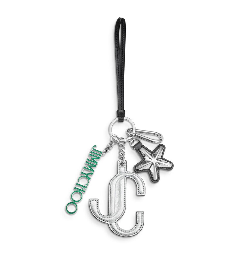 Jimmy Choo logo bag charm, imported from the UK