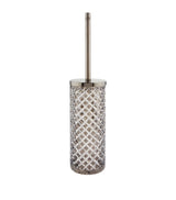 Harrods Luxury Toilet Brush Holder with Hand-Cut Crystals and Metal Accents- Buy online at McGrocer