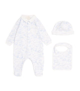 Harrods Givenchy Kids Cotton All-In-One Hat and Bib Set Baby Outfit Set 1-18 Months- Buy online at McGrocer