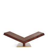 Harrods Assouline Walnut-Leather Classic Collector Bookstand- Buy online at McGrocer