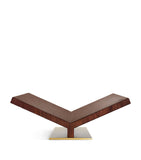 Assouline Classic Collector walnut leather bookstand imported from the UK