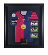 Harrods Leipzig Galleries Barcelona 2025 Supercopa Final Squad Signed Match-Issued Jersey Display- Buy online at McGrocer
