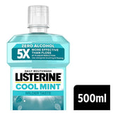 Superdrug Listerine Zero Alcohol Cool Mint Mouthwash 500ml- Buy online at McGrocer