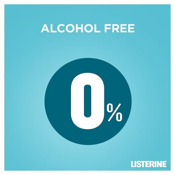 Listerine zero alcohol cool mint mouthwash 500ml, UK version