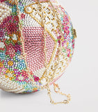 Judith Leiber hot air balloon clutch bag with crystals - British product