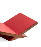 Assouline Culture bookstand in walnut and leather, UK version