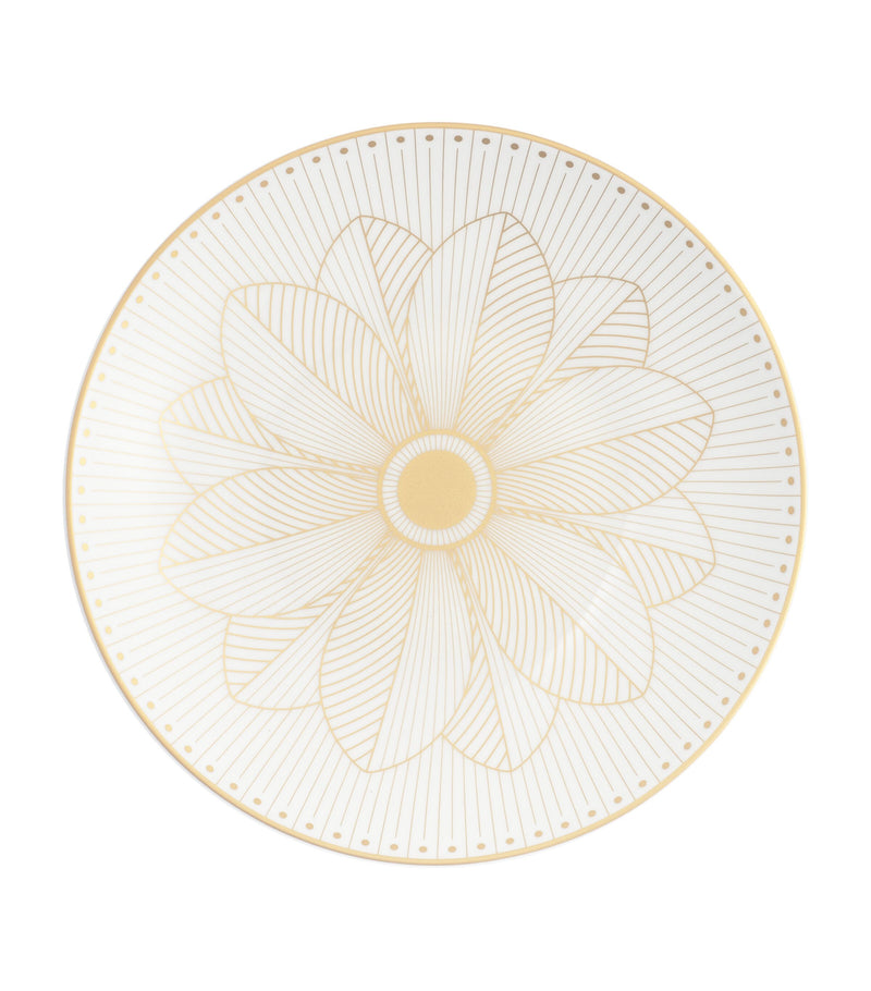 Christofle porcelain bread plate Malmaison Platinum Impériale 16cm - British product
