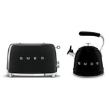 Superdrug Smeg WKF01 Kettle and TSF01 Toaster Bundle in Black- Buy online at McGrocer