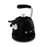 Smeg stovetop kettle and toaster black, imported from the UK
