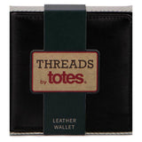 Threads by Totes Black Leather Wallet GOODS Boots