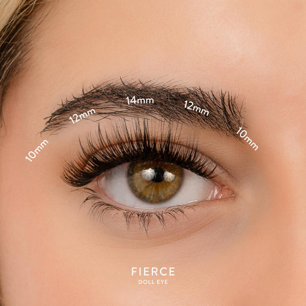 House of Amor Fierce D Curl Short False Eyelashes, UK version