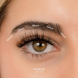 House of Amor Fierce D Curl Short False Eyelashes, UK version