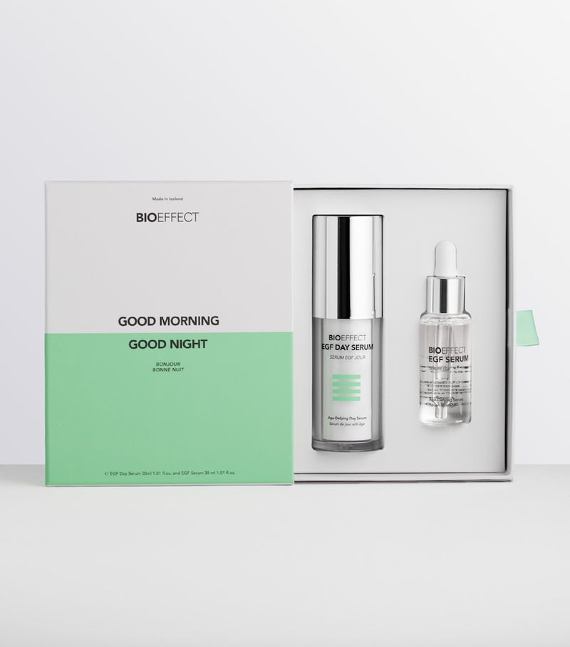 Bioeffect Good Morning Good Night skincare gift set 2x30ml - British product