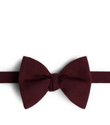 Harrods Dunhill Wool-Mulberry Silk Bow Tie- Buy online at McGrocer