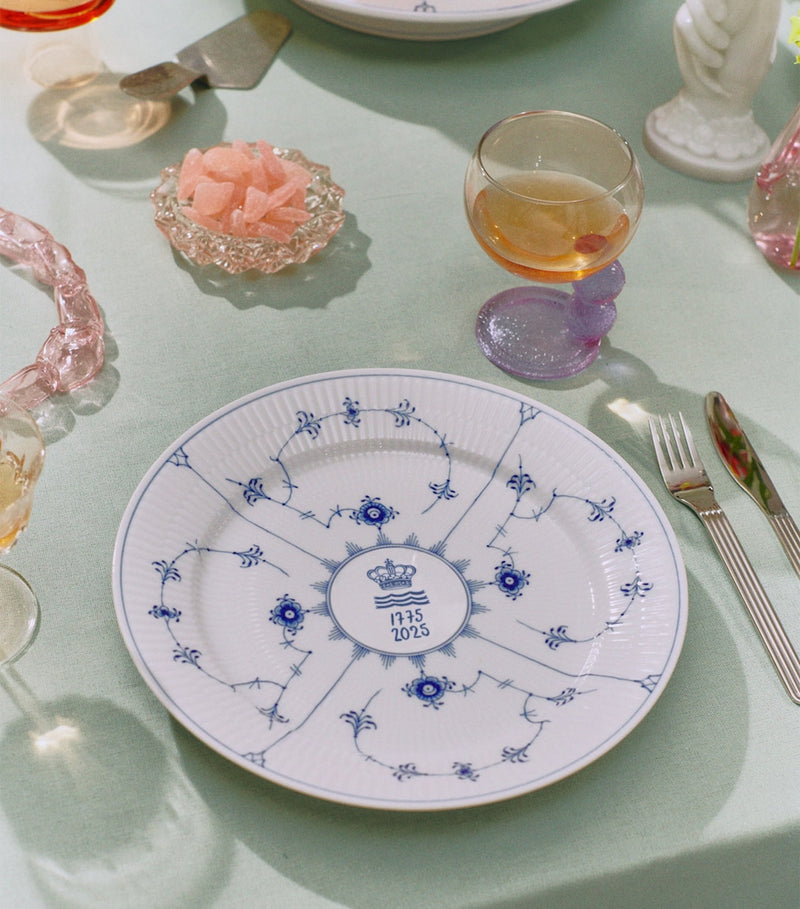 Royal Copenhagen porcelain anniversary plate 27cm, imported from the UK
