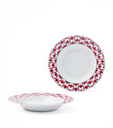 Harrods Prada Set of 2 Porcelain Vienna Soup Plates 22cm- Buy online at McGrocer