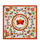Aspinal of London hot air balloon print silk scarf - British product