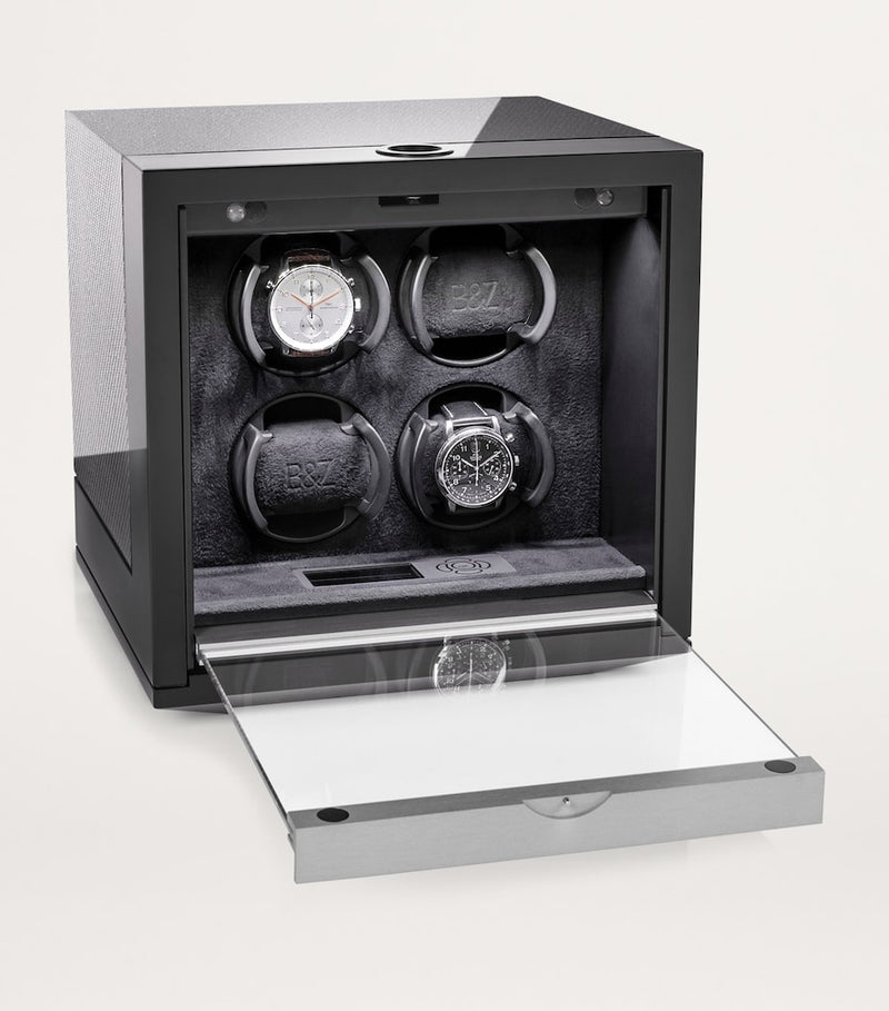 Buben & Zorweg Neo 6 gloss carbon watch winder, UK version