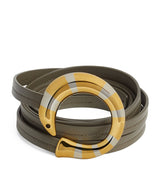 Harrods Bottega Veneta Leather Sardine Belt- Buy online at McGrocer