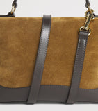 Sandro Paris Tangolino suede vanity bag small - British product