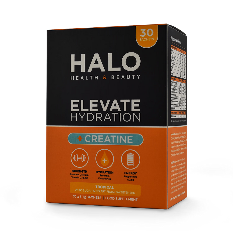Halo Elevate hydration creatine tropical sachets 30 pack, UK version