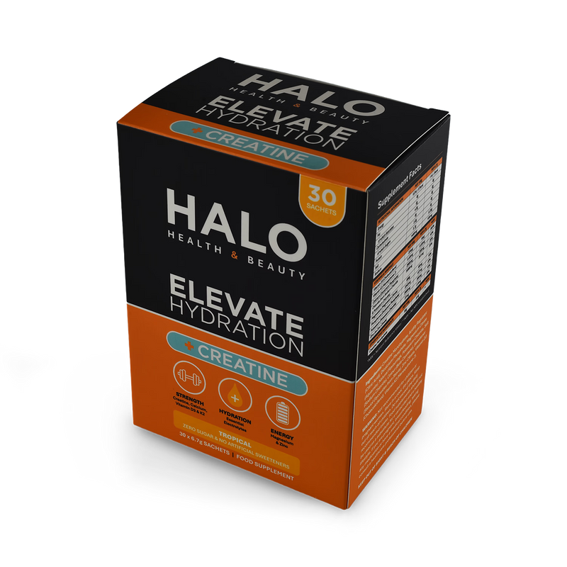 Halo Elevate hydration creatine tropical sachets 30 pack, UK version