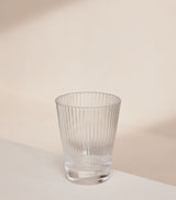 Harrods Fluted Water Glasses Set of 4, Clear Crystal, 280ml Capacity- Buy online at McGrocer