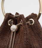 Jimmy Choo Bon Bon woven top-handle bag - British product