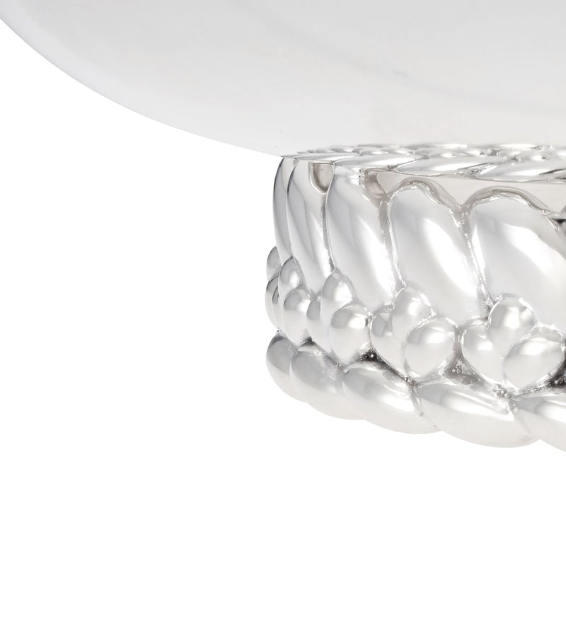 Christofle silver-plated Babylone bowl 17cm - British product