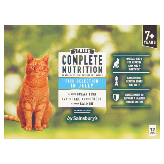 Sainsbury's Adult Complete Nutrition in Jelly 7+ Years 12x100g