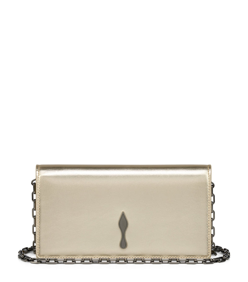 Christian Louboutin Bettina lambskin clutch bag - British product