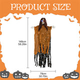 Livingandhome Halloween hanging ghost decoration with glowing eyes (British brand)