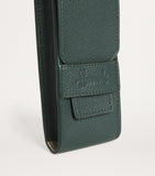 Jean Rousseau Harrods green leather watch pouch (British brand)