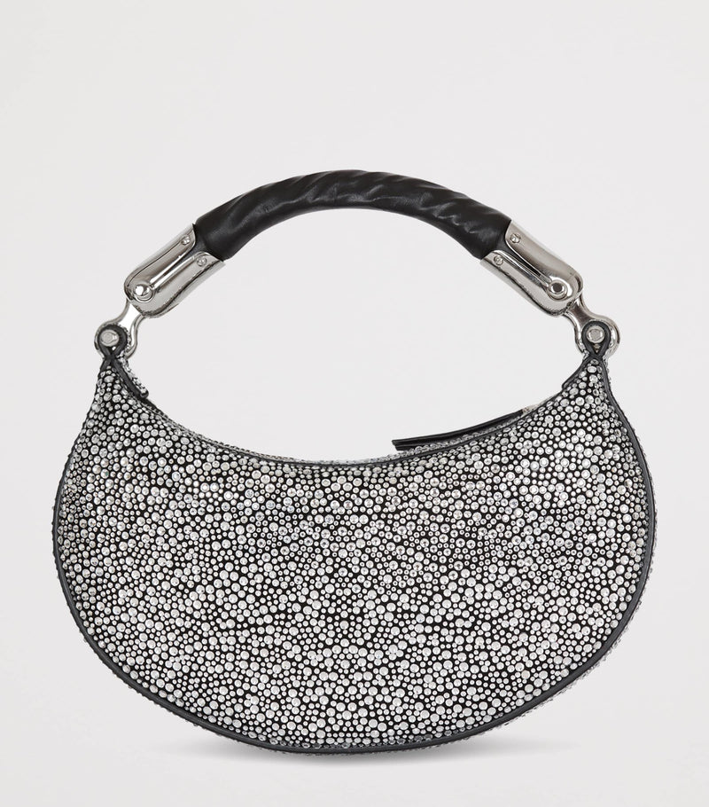 Balmain mini embellished suede handbag - British product