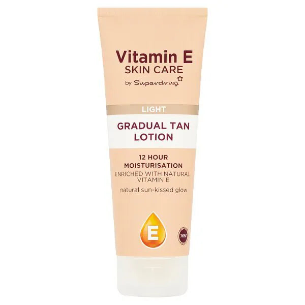 Vitamin E Gradual Tan Light Tanning Lotion 200ml (British brand)