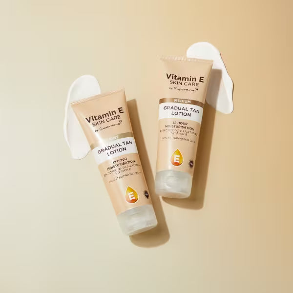 Vitamin E Gradual Tan Light Tanning Lotion 200ml (British brand)