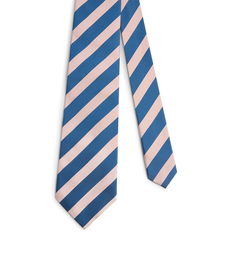 Dunhill mulberry silk stripe tie, imported from the UK