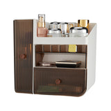 Superdrug Livingandhome White Makeup Organizer 2 Drawer 24.5cm Storage- Buy online at McGrocer