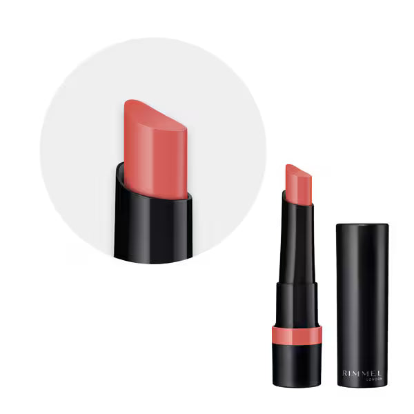 Rimmel Matte Lipstick 145 Peach Petal, imported from the UK