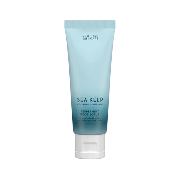 Scottish Fine Soaps Peppermint Foot Scrub Sea Kelp 75ml (British brand)