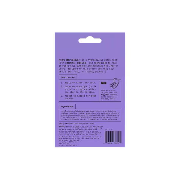 Starface spot treatment patches, imported from the UK