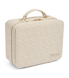 Bonpoint mini cotton Dalvia suitcase with cherry monogram (British brand)