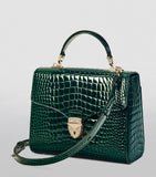Aspinal of London Mayfair top-handle bag Italian leather (British brand)