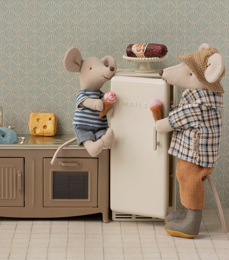 Maileg Grandad Mouse 16cm soft toy, imported from the UK